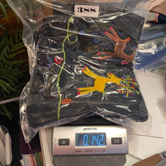 Michael Simon Lite Reindeer Midi Skirt Womens L - Picture 14 of 14